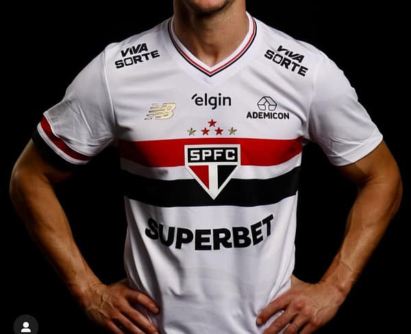 25/26 Sao Paulo Home All Sponsors S-XXXXL Jersey - Image 2