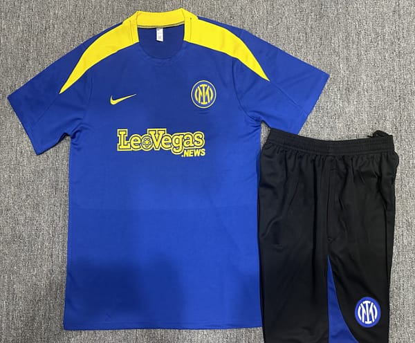 24/25 Kids Inter Milan Short Sleeve Jersey+Shorts - Image 2