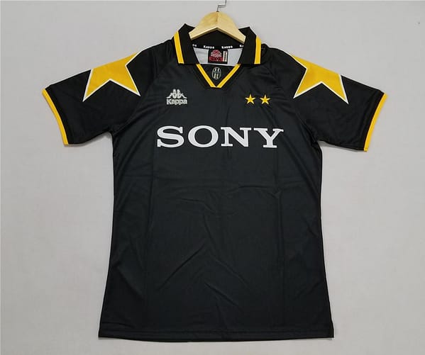 Retro 95/96 Juventus Third Black Jersey - Image 6