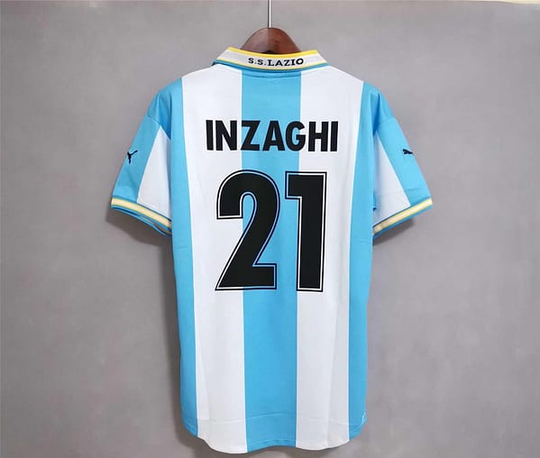 Retro 99-00 Lazio Home Jersey - Image 2