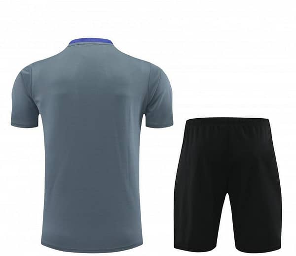 24/25 Inter Milan Grey Short Sleeve Jeresy+Shorts - Image 3
