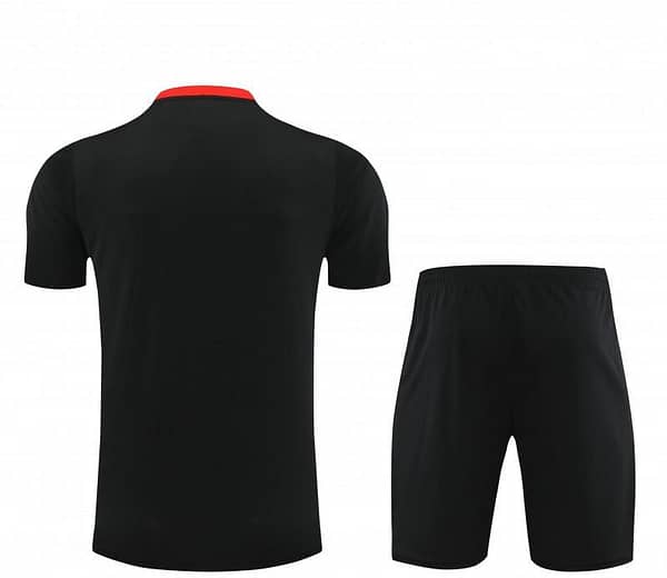 24/25 Liverpool Black Short Sleeve Jeresy+Shorts - Image 3