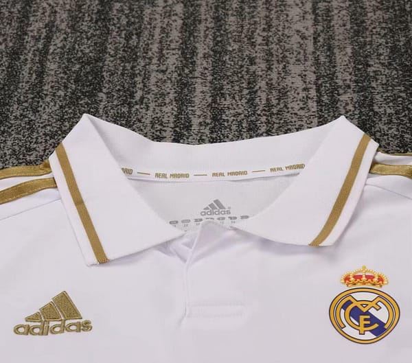 Retro Kids 11/12 Real Madrid Home Jersey - Image 5