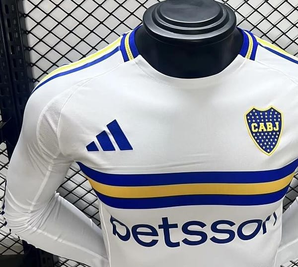 Player Version 24/25 Boca Juniors Away White Long Sleeve Jersey - Image 3