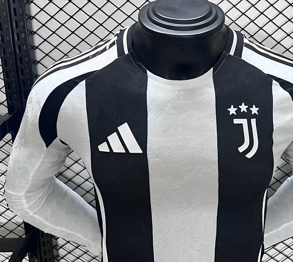 Player Version 24/25 Juventus Home Long Sleeve Jersey - Image 3