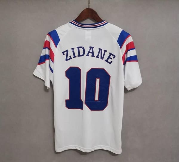 Retro 1996 France Away Soccer Jersey - Image 4