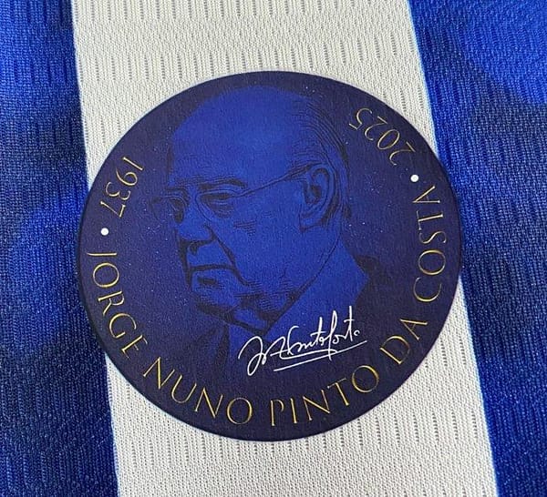 24/25 Porto Home Jorge Nuno Pinto da Costa Special Jersey - Image 3