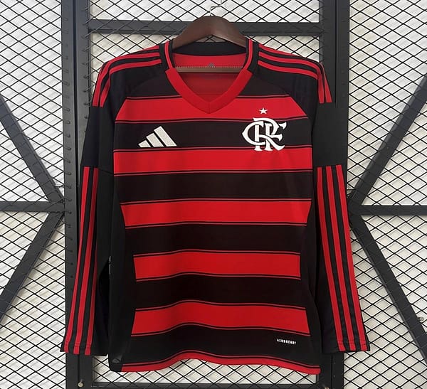 25/26 Long Sleeve Flamengo Home Jersey