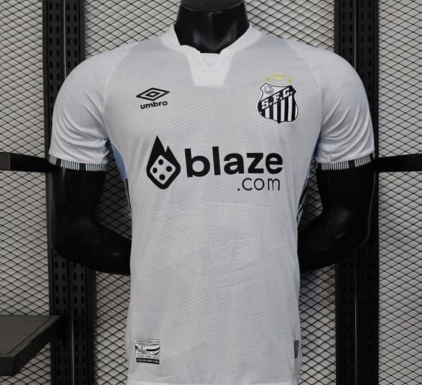Player Version 25/26 Santos Home Jersey With Sponsors