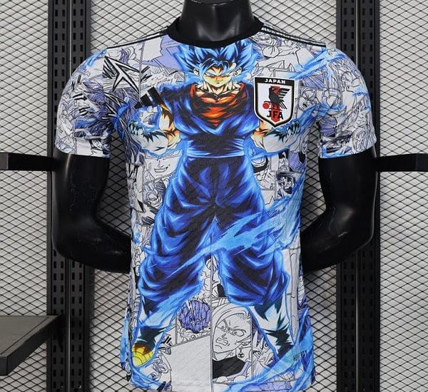 Player Version 2025 Japan White with Dragon Ball Z Anime Design Jersey