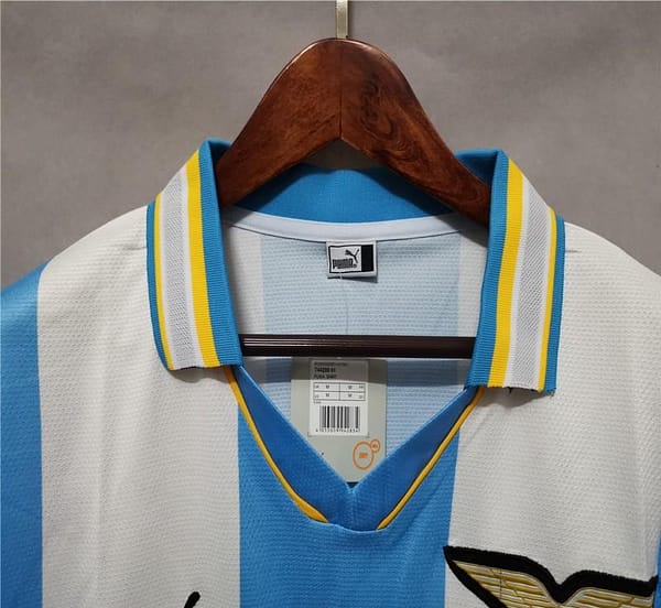 Retro 99-00 Lazio Home Jersey - Image 6