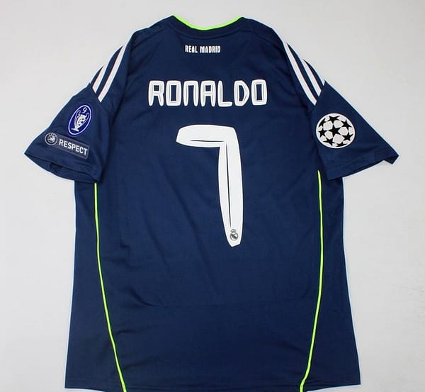 Retro10/11 Real Madrid Away Navy Cristiano Ronaldo Jersey - Image 2