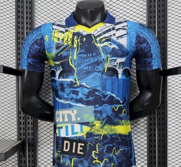 2025/26 Player Version Manchester City Blue Special Edition Jersey