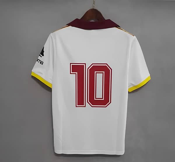 Retro 91/92 Roma Away White Jersey - Image 2