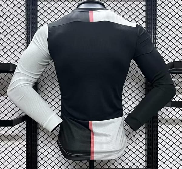 Player Version 19/20 Juventus Home Long Sleeve Retro Jersey - Image 2