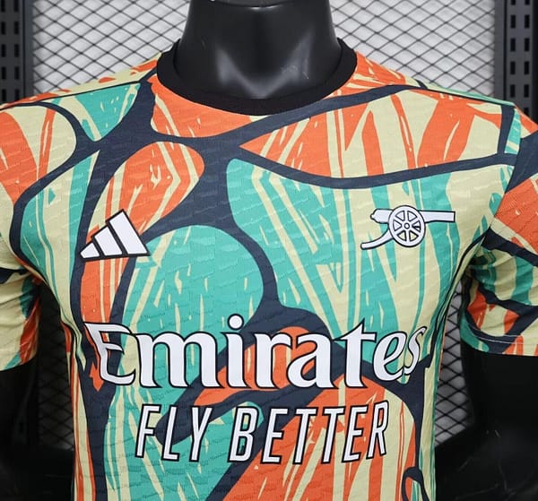 Player Version 24/25 Arsenal Pre-match Mixed Color Special Jersey - Image 3