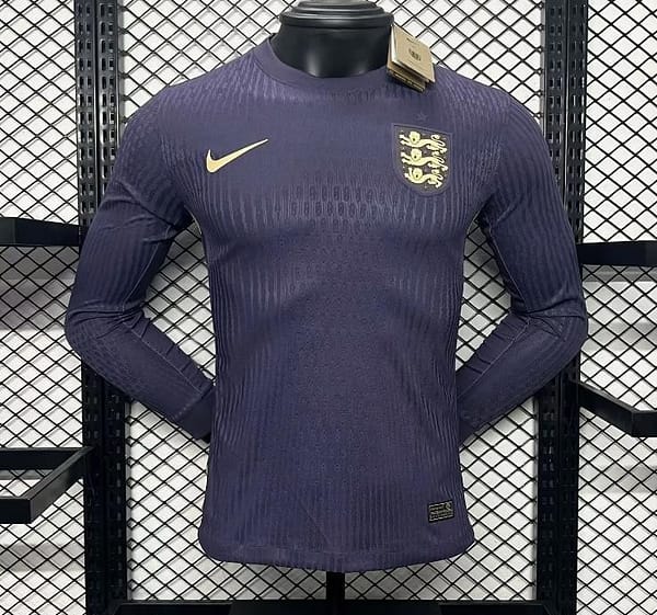 Player Version 2024 England Away Long Sleeve Jersey