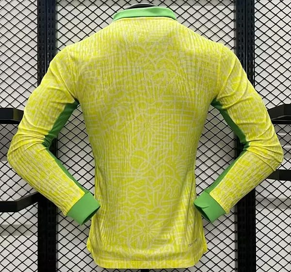 Player Version 2024 Brazil Home Long Sleeve Jersey - Image 3