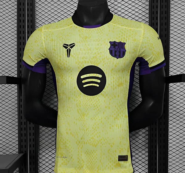 25/26 Player Version Barcelona Yellow 125Th Anniversary Jersey