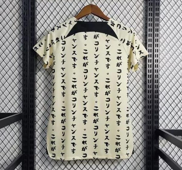 22/23 Corinthians Third Japan 10 Years Yellow Jersey - Image 2