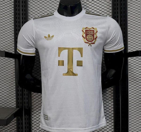 2024/25 Player Version Bayern Munich 125 Anniversary White Jersey