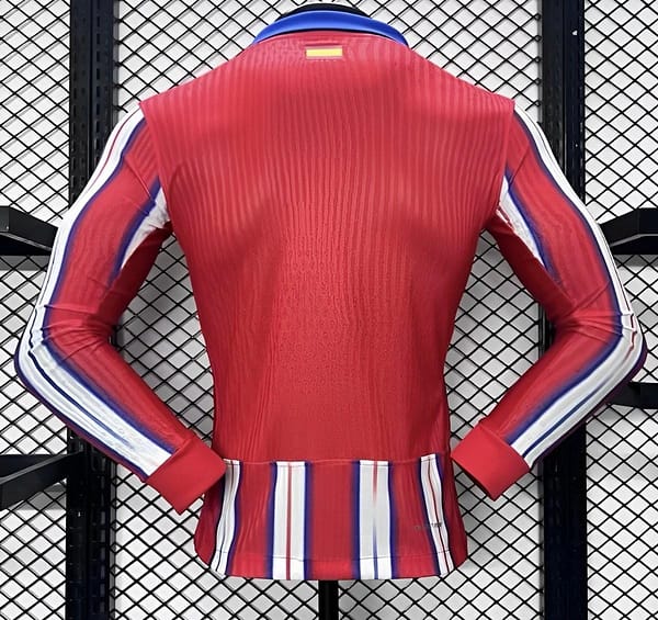 Player Version 24/25 Atletico Madrid Home Long Sleeve Jersey - Image 2