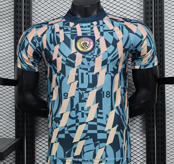 Player Version 24/25 Manchester City Plaid Special Jersey