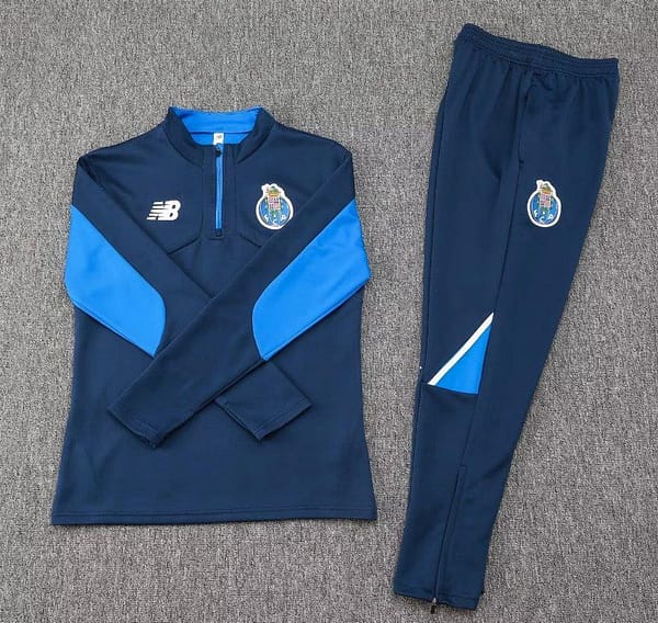 24/25 Porto Navy Half Zipper Jacket+Long Pants - Image 3
