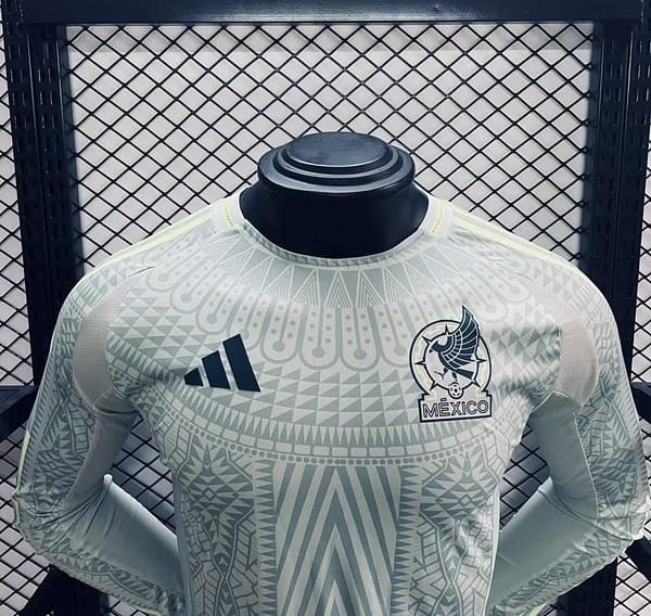 Player Version 2024 Mexico Long Sleeve Copa America Away Jersey - Image 3