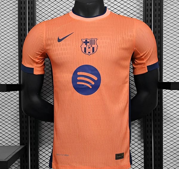 25/26 Player Version Barcelona Orange 125Th Anniversary Jersey