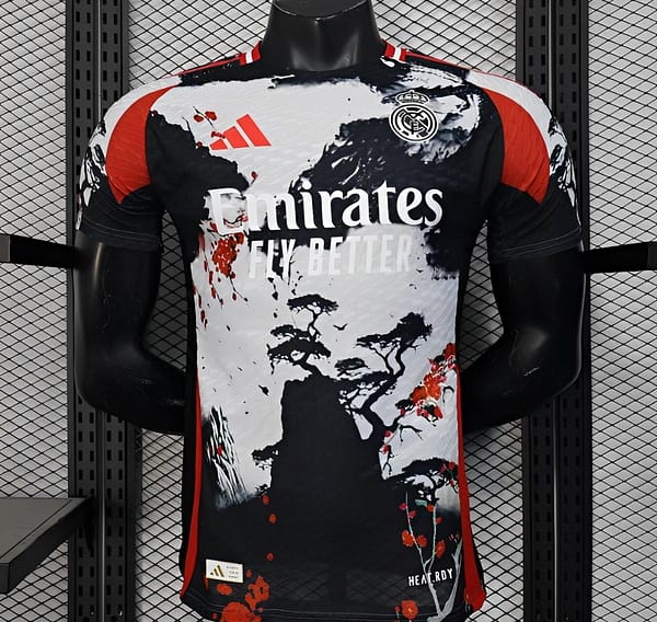 Player Version 25/26 Real Madrid Chinese Ink Painting Style Limited Edition Jersey with Emirates Sponsor