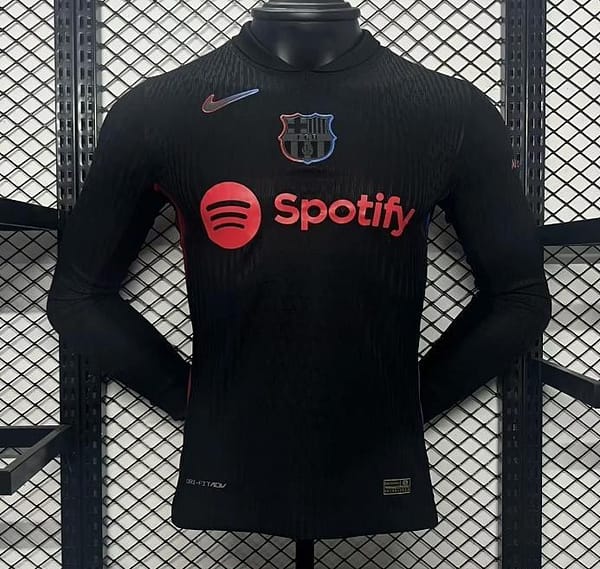 Player Version 24/25 Barcelona Away Long Sleeve Jersey