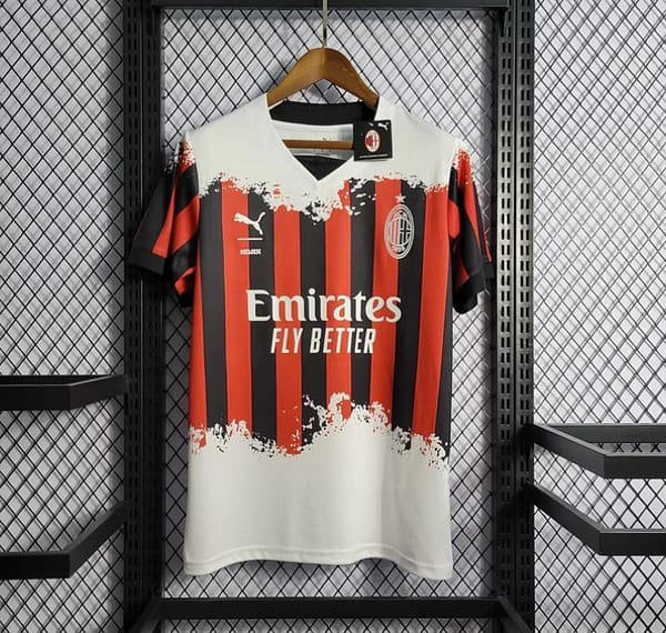 Retro 21/22 AC Milan x Nemen Forth Jersey - Image 2