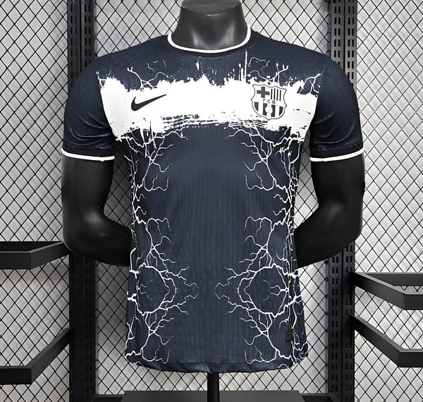 25/26 Player Version Barcelona Special Edition White/Black Jersey