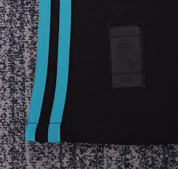 Retro Kids 17/18 Real Madrid Away Black Jersey - Image 14