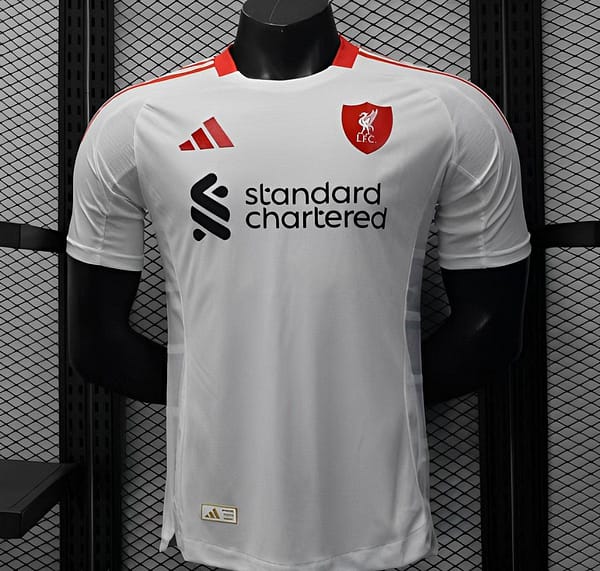 Player Version 25/26 Liverpool Away White Jersey