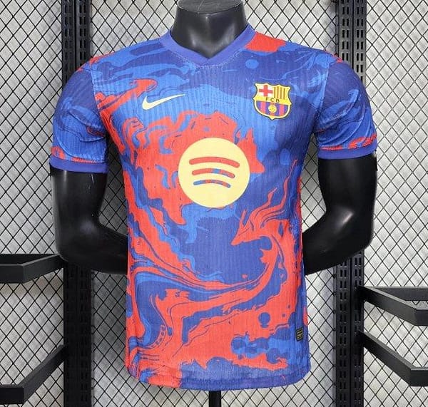 25/26 Player Version Barcelona Blue Flame Special Edition Jersey