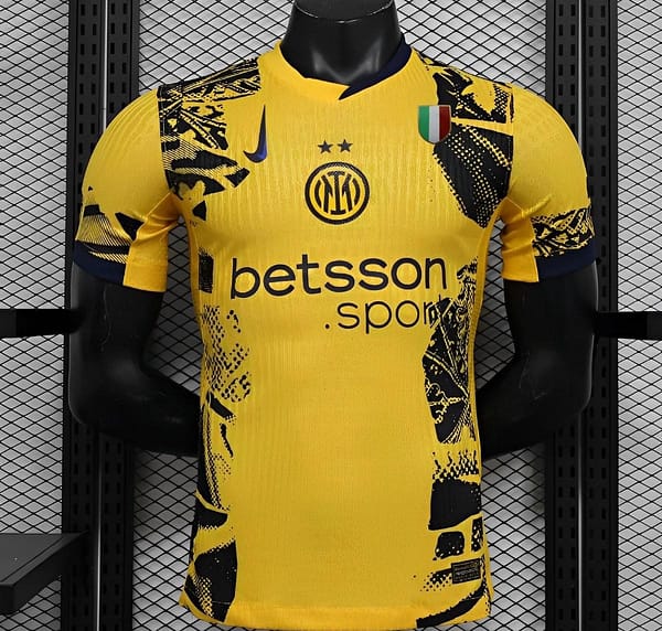 Player Version 24/25 Inter Milan Third Yellow Jersey