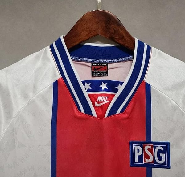 Retro 94/95 PSG White Away Jersey - Image 2