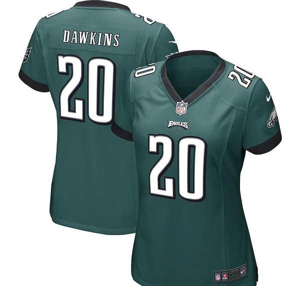 Women's Brian Dawkins Midnight Green Player Limited Team Jersey