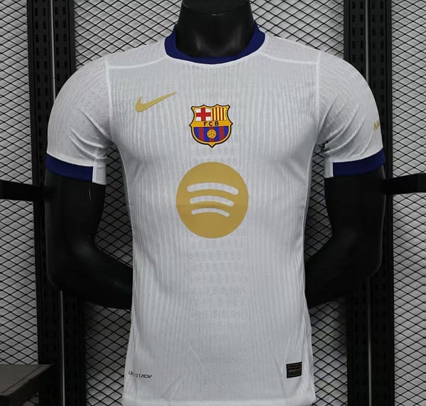Player Version 24/25 Barcelona 125Th White Special Jersey