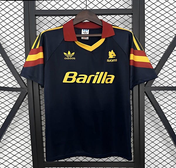 91/92 Retro Roma Away Jersey