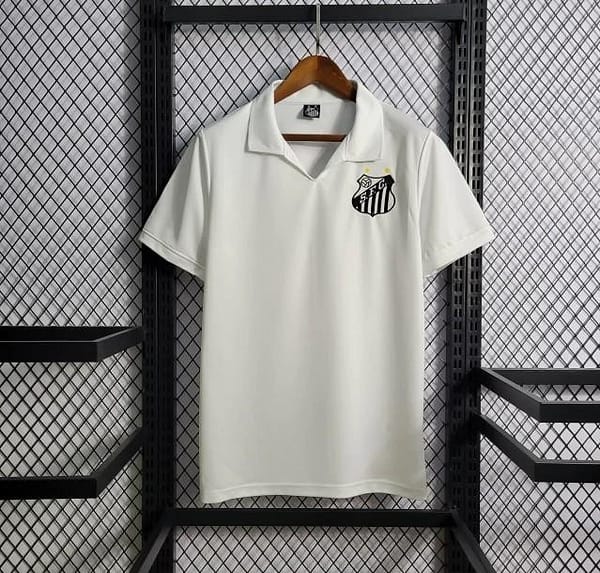 Retro 1970 Santos Home White Jersey
