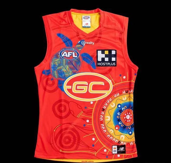 Gold Coast Suns 2021 Mens Indigenous Guernsey