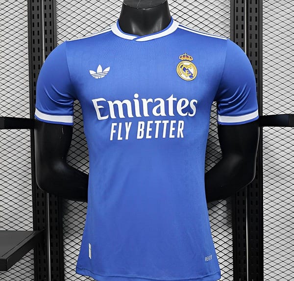 Player Version 25/26 Real Madrid Third Blue Jersey