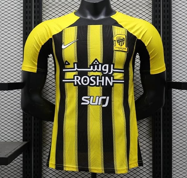 Player Version 24/25 Al-Ittihad Home Jersey