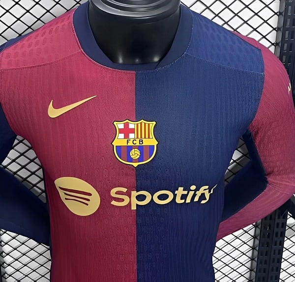 Player Version 24/25 Barcelona Home Long Sleeve Jersey - Image 2