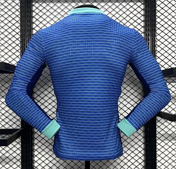 Player Version 2024 Brazil Away Blue Jersey - Image 3