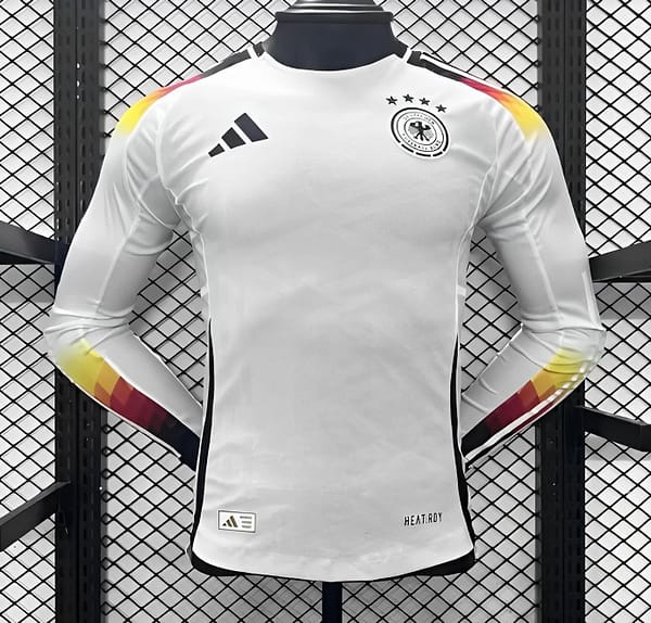 Player Version 2024 Germany Home Long Sleeve Jersey