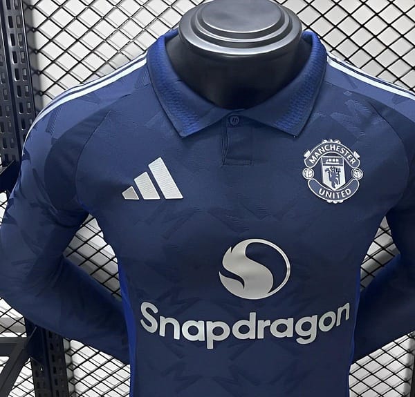 Player Version 24/25 Manchester United Away Navy Long Sleeve Jersey - Image 2
